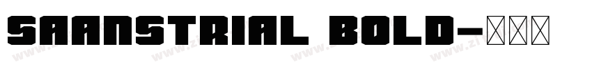 SaansTRIAL Bold字体转换